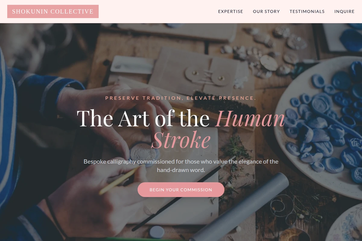 Calligraphy Artisan
