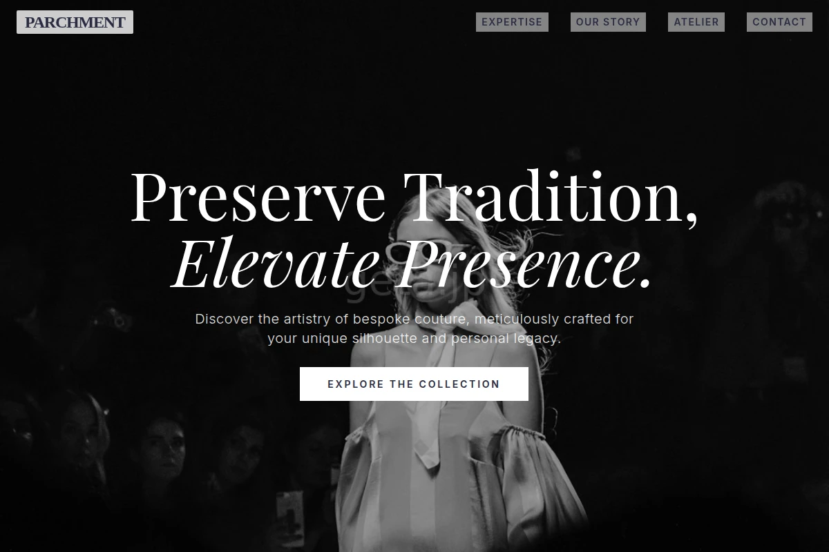 Parchment Fashion Design