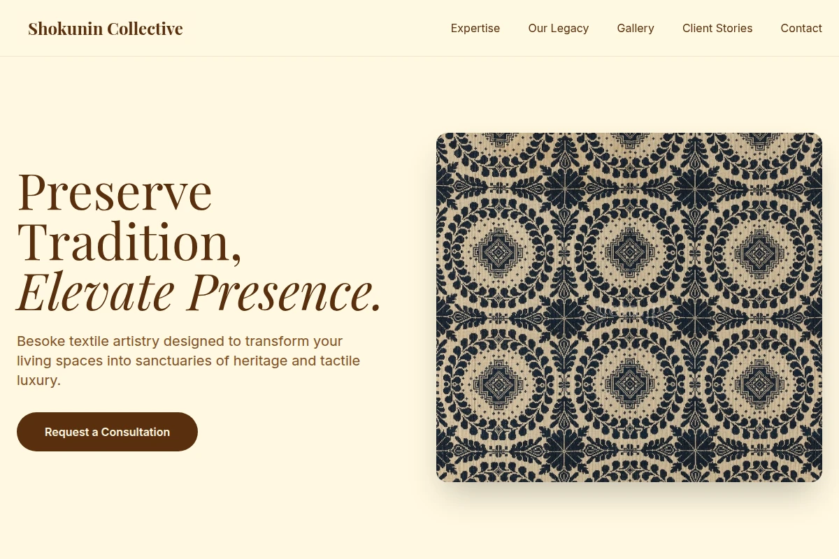 Parchment Textile Design