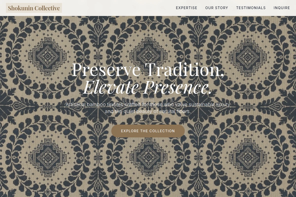 Bamboo Textile Design