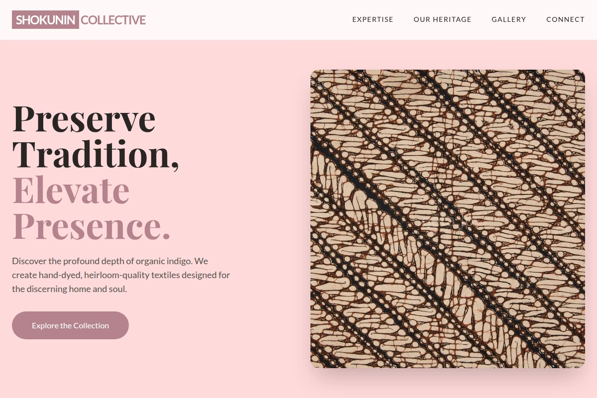 Indigo Textile Design