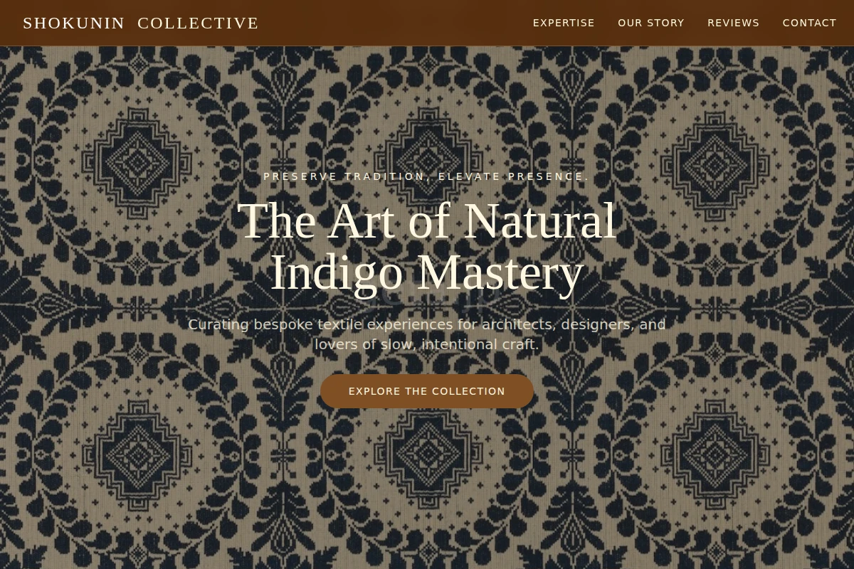 Indigo Textile Design